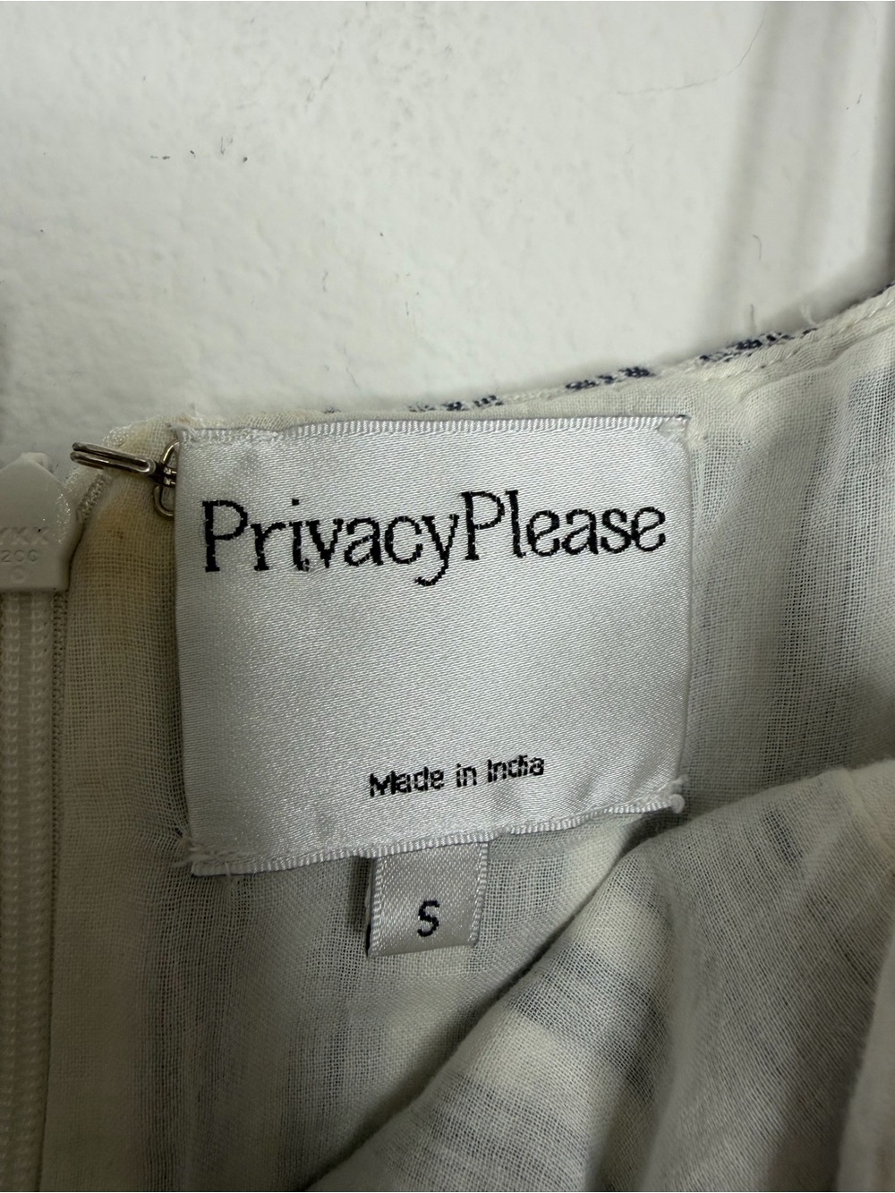 Privacy Please Striped Linen Ruffle Mini Dress Size Small - Picture 3 of 6
